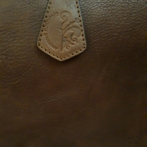 Anonimo Fiorentino Leather Computer Messenger Bag - Picture 2 of 6